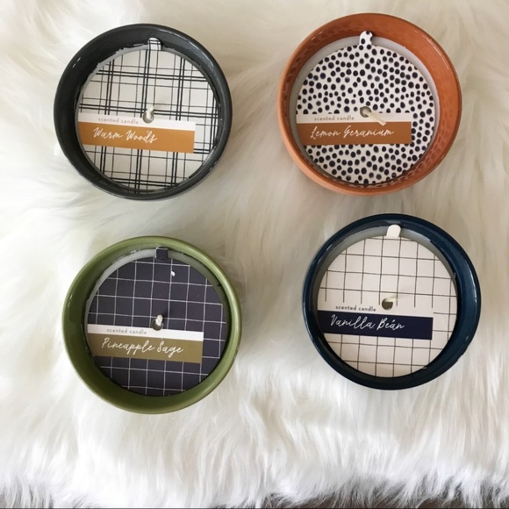 4-Piece Scented Candle Set, NIB